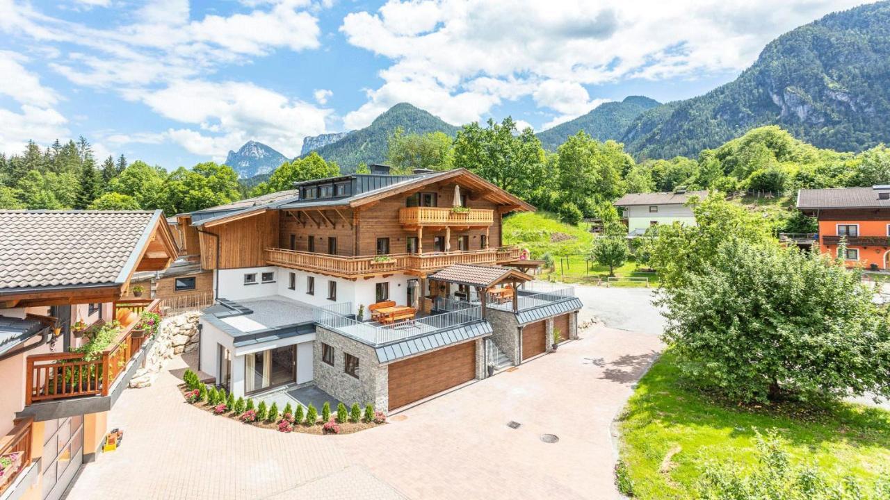 Ferienwohnung Ochsenhorn In Lofer 100 M² / 4-8 P. Exterior foto